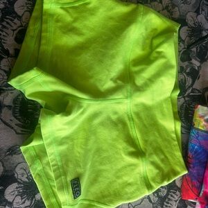 Fleo Bright Lime Green Shorts